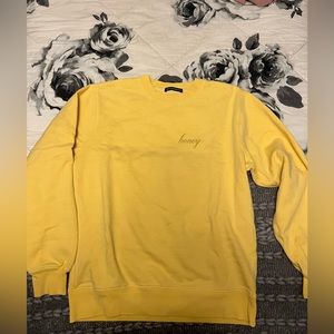 Brandy Melville Honey Sweatshirt - one size fits all